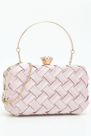 Różowa kopertówka imprezowa